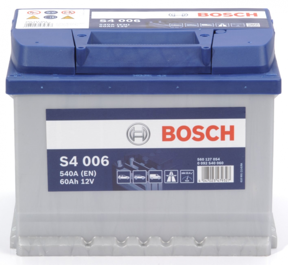 BOSCH S4 Silver 60Ah 540A L+ (0092S40060)