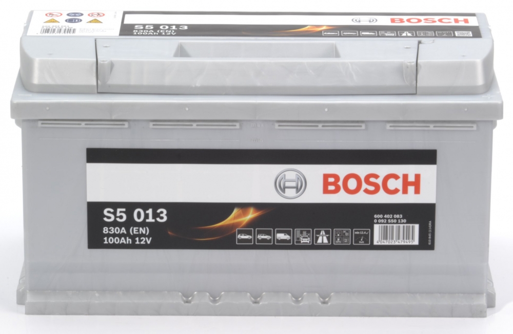 BOSCH S5 Silver 100Ah 830A R+ (0092S50130)