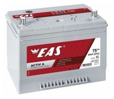 EAS Activ A Asia 75Ah 600A R+ (D26 072 060 017)