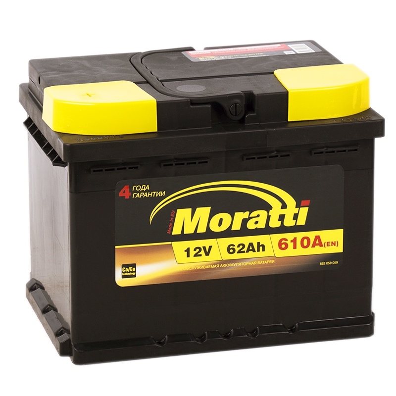 Moratti L2 62Ah 610A R+ (562 059 059)