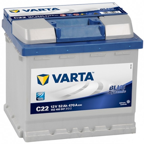 VARTA Blue Dynamic C22 52Ah 470A R