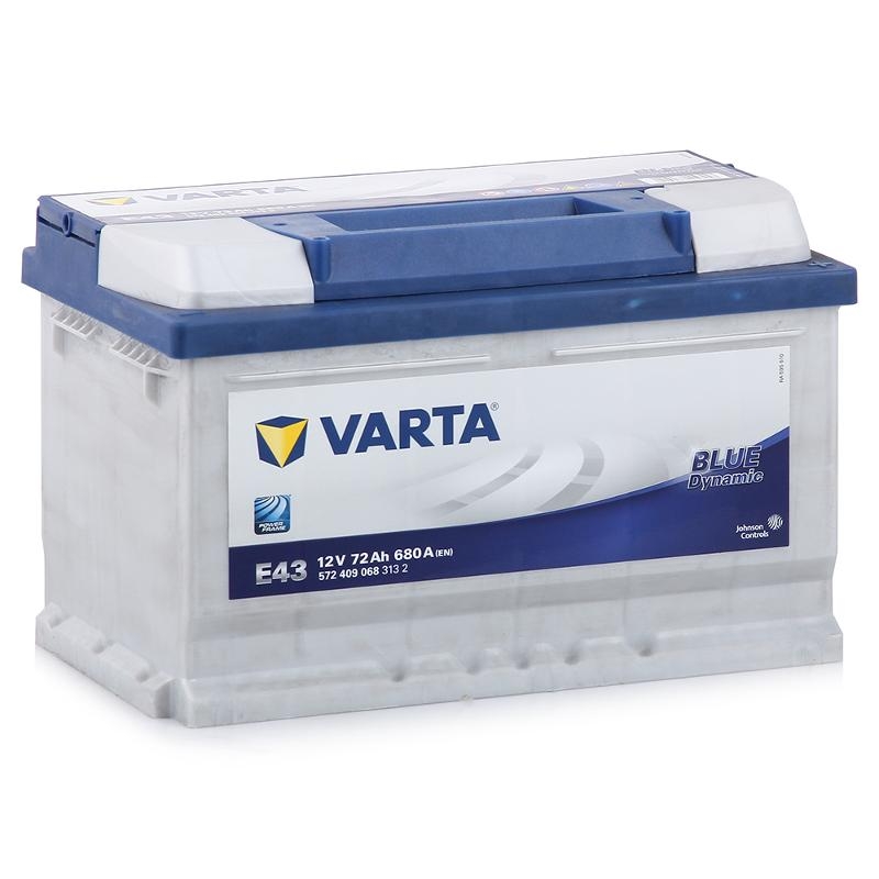 VARTA Blue Dynamic E43 72Ah 680A R