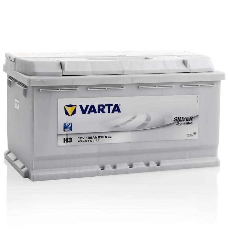 VARTA Silver Dynamic H3 100Ah 830A R