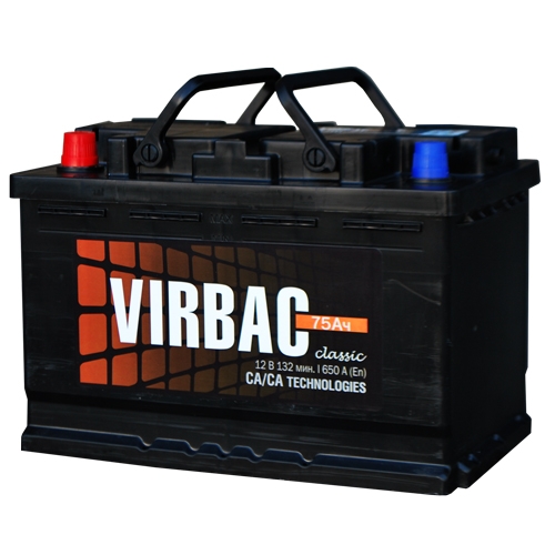 VIRBAC Classic  75Ah 650A L