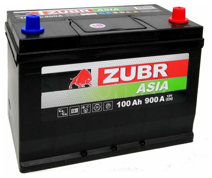 ZUBR Premium Asia 100Ah 850A R+