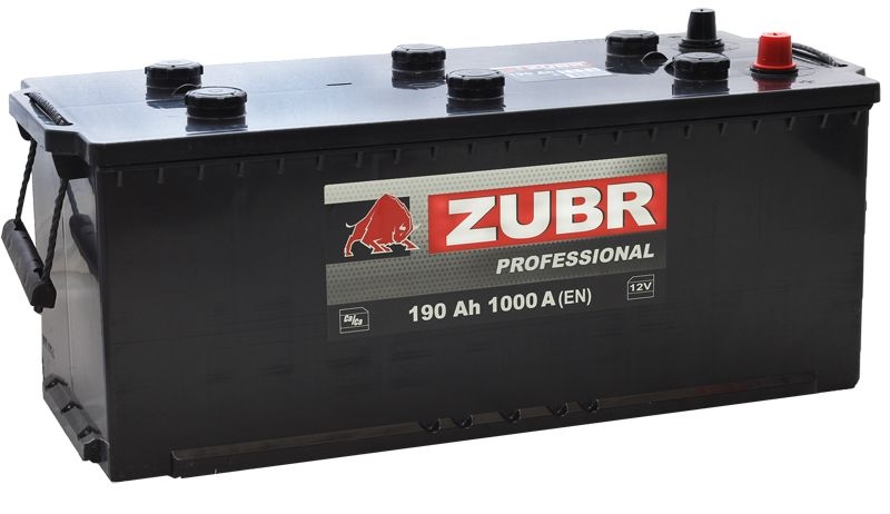 ZUBR Professional 190Ah 1000A L+