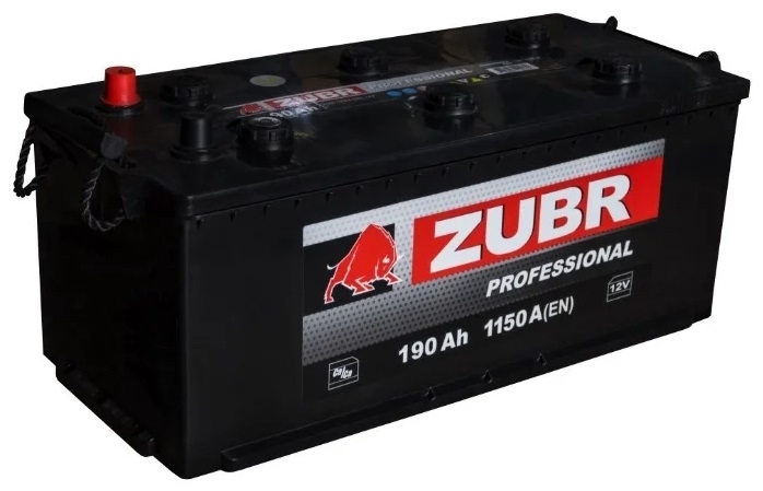 ZUBR Professional 190Ah 1150A R+