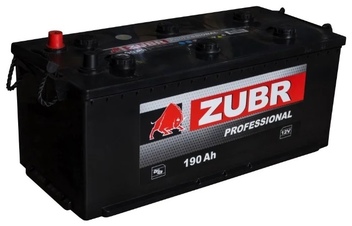 ZUBR Professional 190Ah 1200A L+