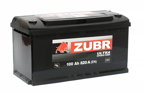 ZUBR Ultra 100Ah 940A R+