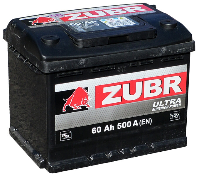 ZUBR Ultra 60Ah 500A R+
