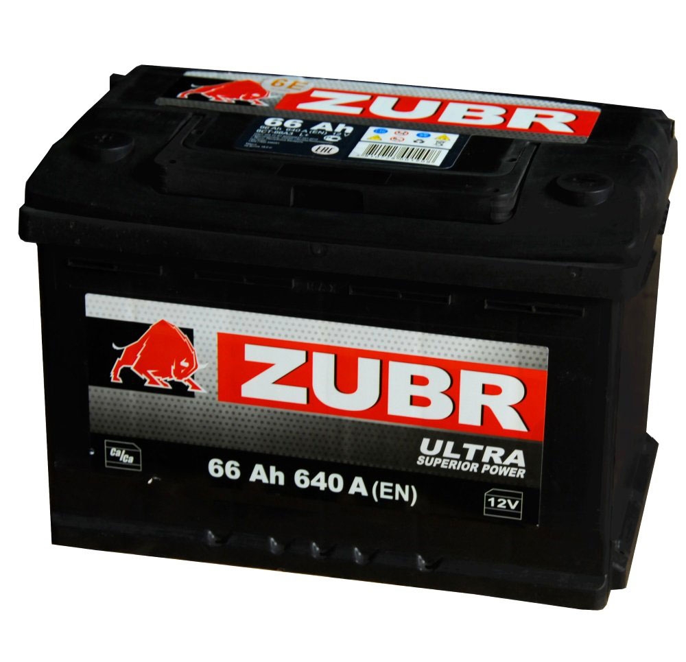ZUBR Ultra 66Ah 640A L+