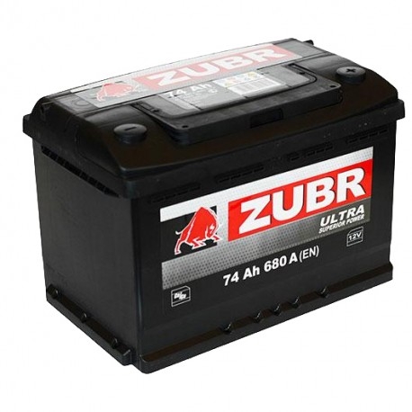 ZUBR Ultra 74Ah 680A R+
