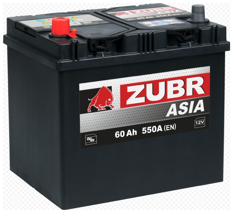 ZUBR Ultra Asia 60Ah 580A R+