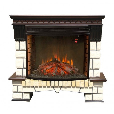 RealFlame Stone New F33 + Fireplace 33 IR