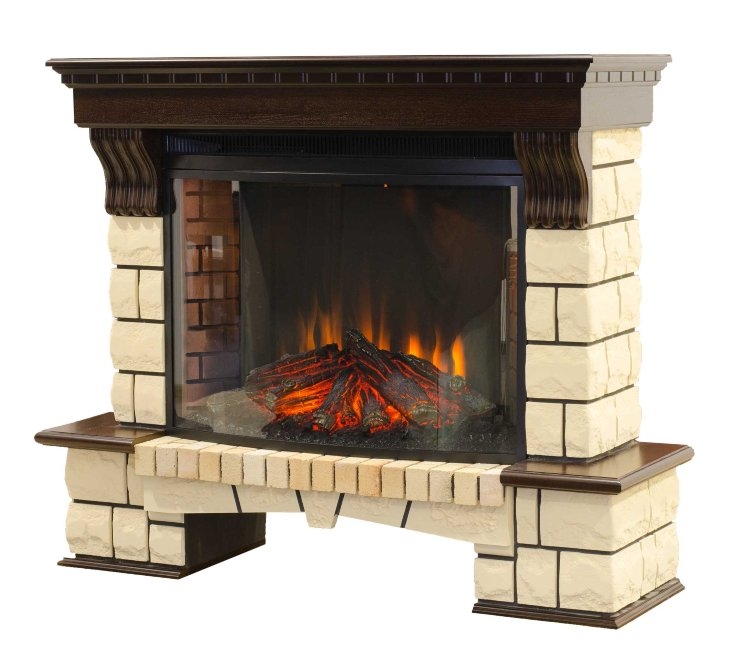 RealFlame Stone New F33 + Fireplace 33 W IR