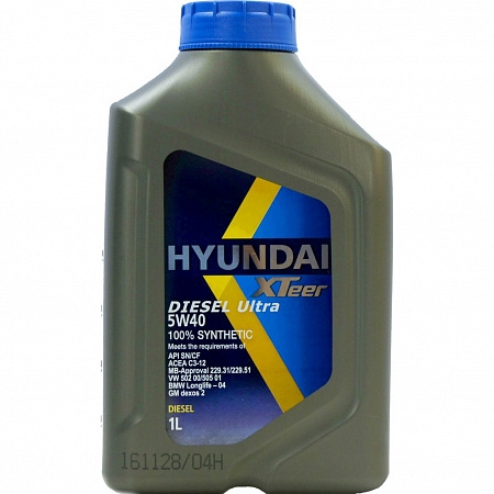 Hyundai XTeer Diesel Ultra SN/CF/C3 5W-40 1 