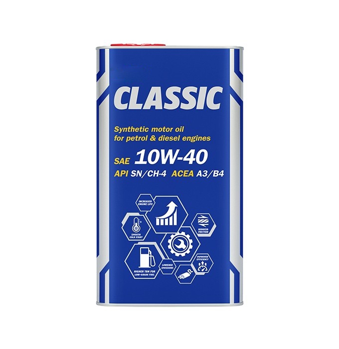 Mannol Classic 10W-40 SN/CF 1  METAL