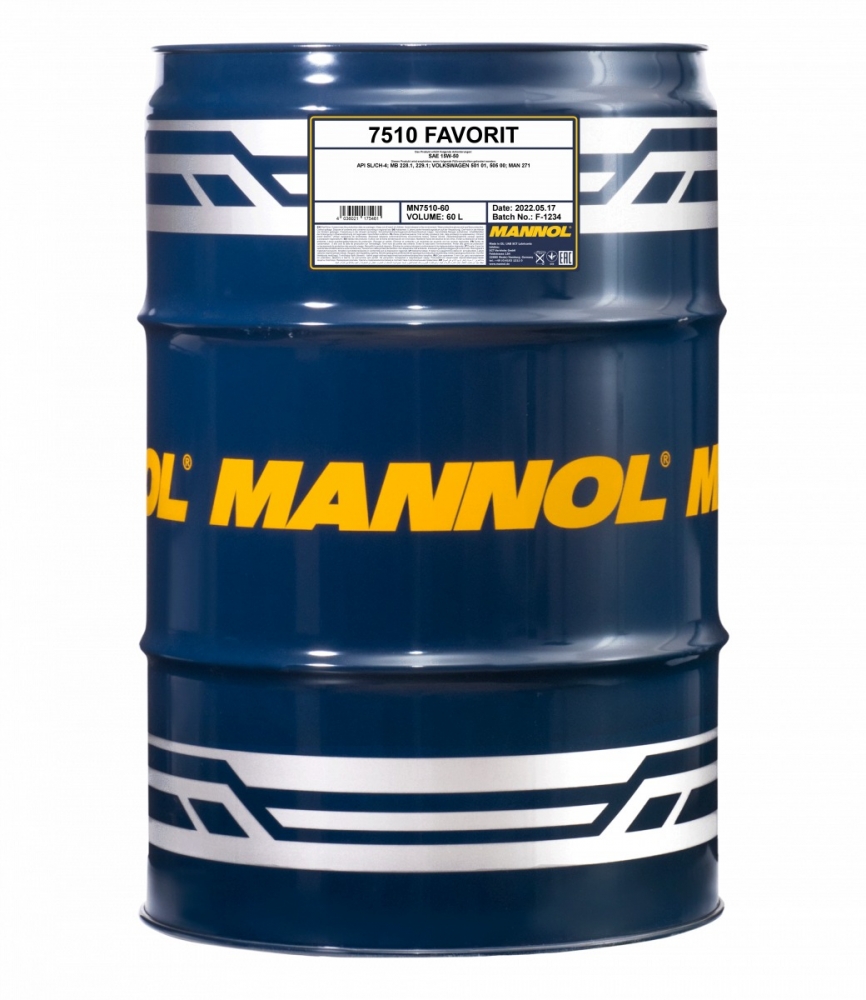 Mannol Favorit 7510 15W-50 SL/CH-4 60 