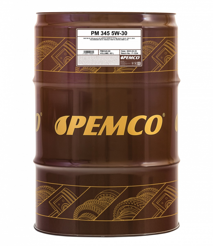 Pemco iDRIVE 345 SUPERIOR 5W-30 SN/CH-4 C3 60 