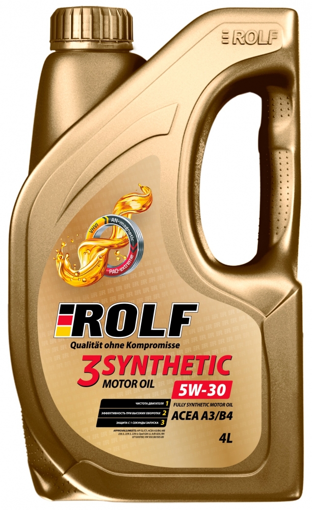 ROLF 3-SYNTHETIC 5W-30 A3 SL/CF 4  
