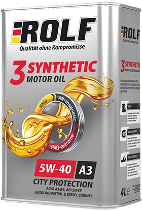 ROLF 3-SYNTHETIC 5W-40 A3 SL/CF 1 