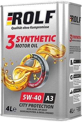 ROLF 3-SYNTHETIC 5W-40 A3 SL/CF 4 