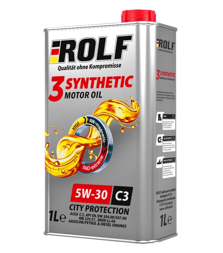 ROLF 3-SYNTHETIC DPF 5W-30 C3 VW504/507 1 