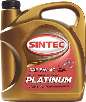 SINTEC PLATINUM 5W-40 SN/CF 4 