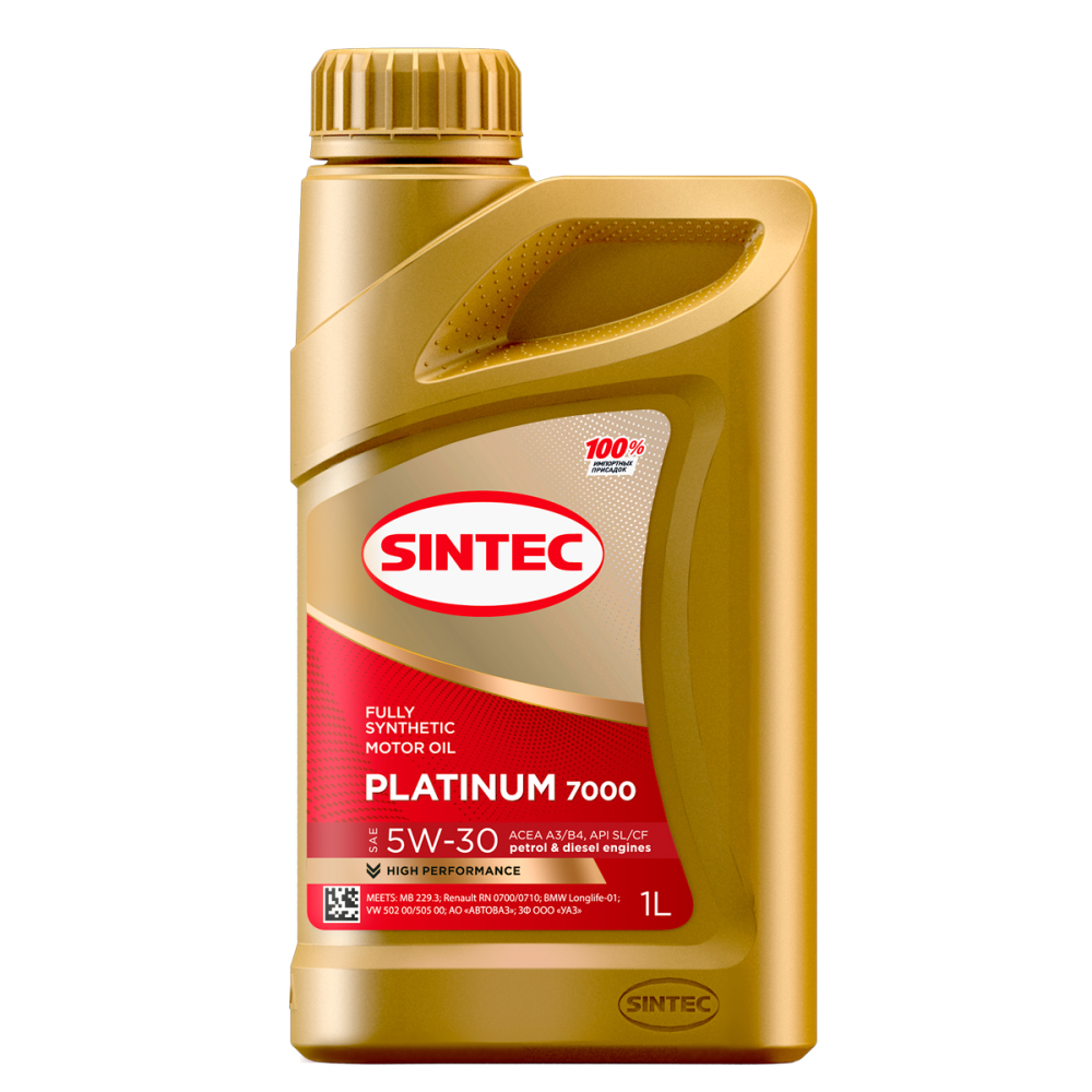 SINTEC PLATINUM 7000 5W-30 SL/CF A3/B4 1 