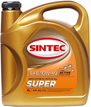 SINTEC SUPER 10W-40 SG/CD 4 