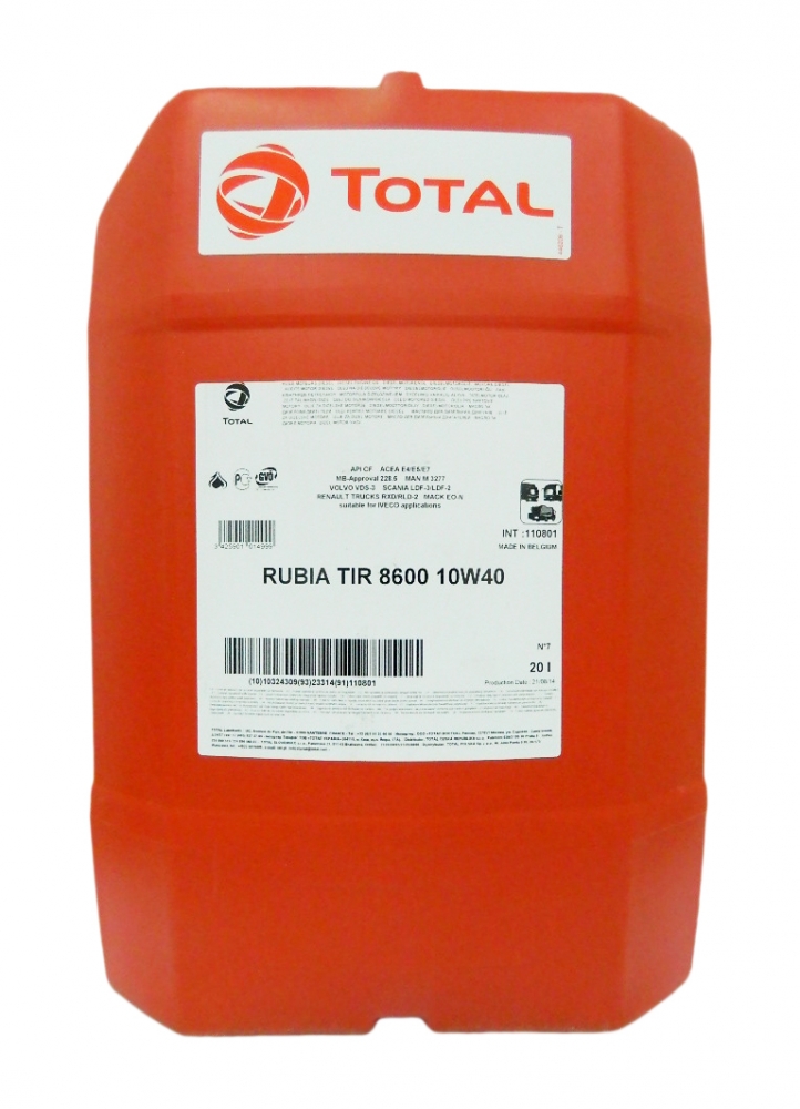 Total  Rubia TIR 8600 10W-40 20 