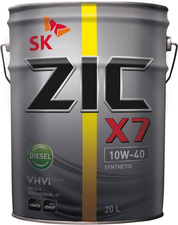ZIC X7 Diesel 10W-40 20 